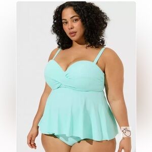 Underwire Twist Front Tankini Torrid